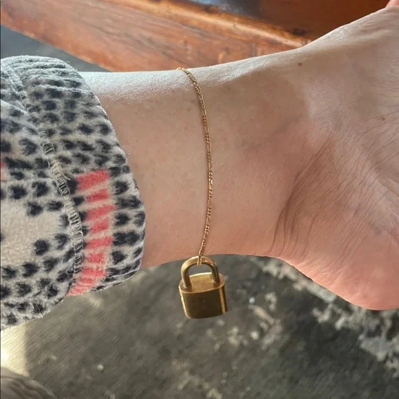 Gorgeous 14k gold ankle or arm bracelet - Picture 3 of 7